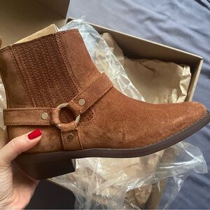NWB - Madewell Suede Western Boots